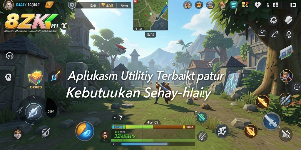 Tampilan antarmuka 8ZK yang modern dan ramah pengguna.