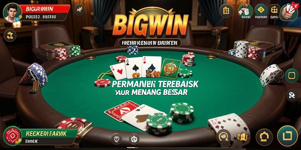 Gameplay poker yang mendebarkan di BIGWIN dengan grafis menawan.