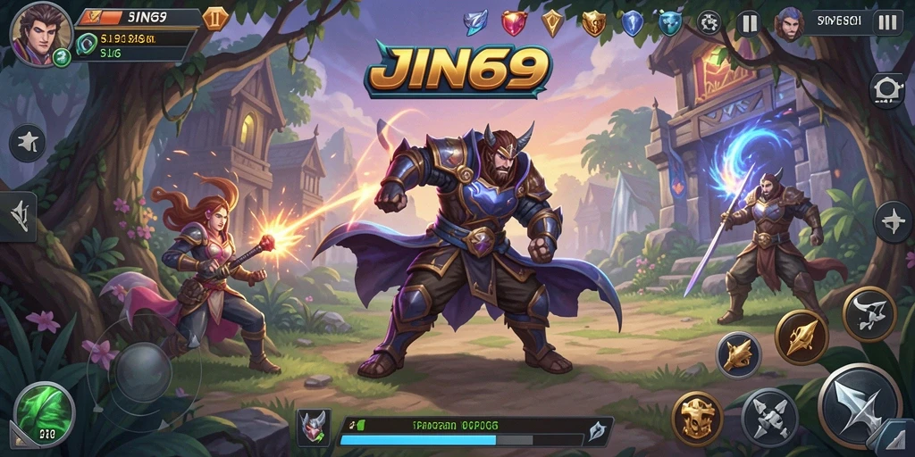 Tampilan menarik dari gameplay SLG JIN69 yang penuh strategi.