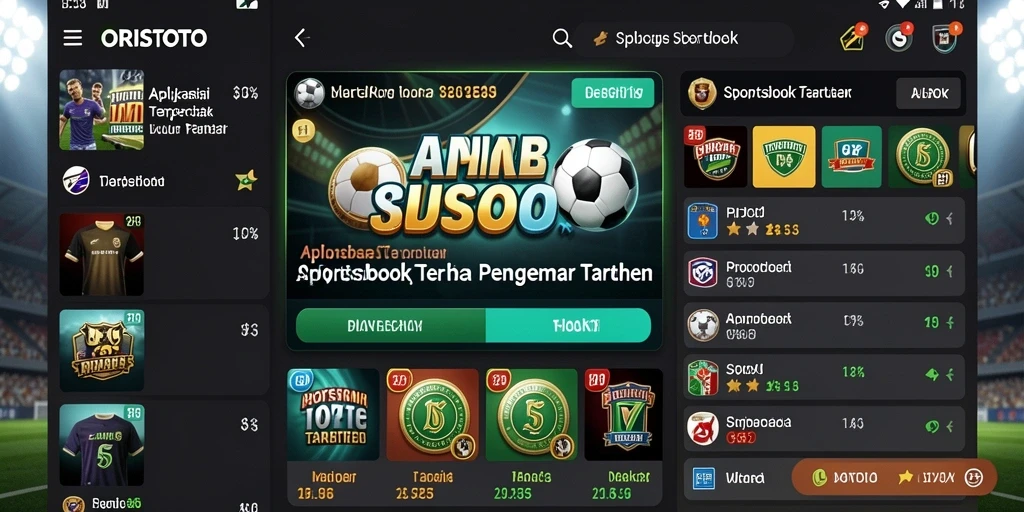 Screenshot gameplay ORISTOTO yang menunjukkan berbagai pilihan taruhan.